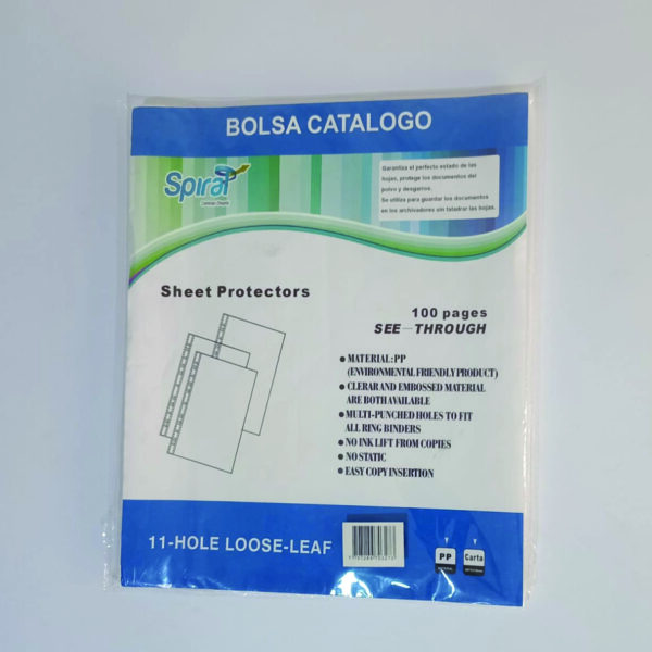 BOLSILLO PARA CATALOGO CARTA *100 DELGADO